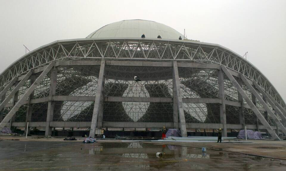 达州温泉馆网架工程